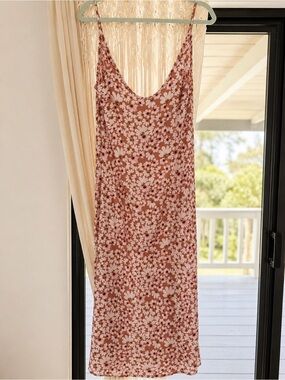 Paradise now Midi Dress in Dusty Rose